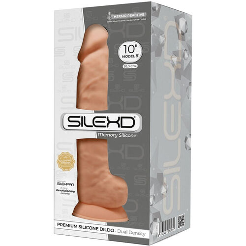 SILEXD - MODELO 1 PENE REALISTICO SILICONA PREMIUM SILEXPAN 26.6 CM