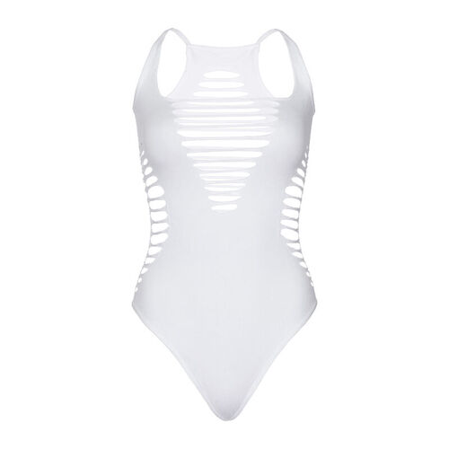 LEG AVENUE BODY TANGA RACERBACK TALLA UNICA - BLANCO