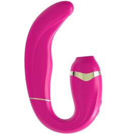 ADRIEN LASTIC - MYG CLITORIS SUCKER AND G-SPOT STIMULATOR PINK