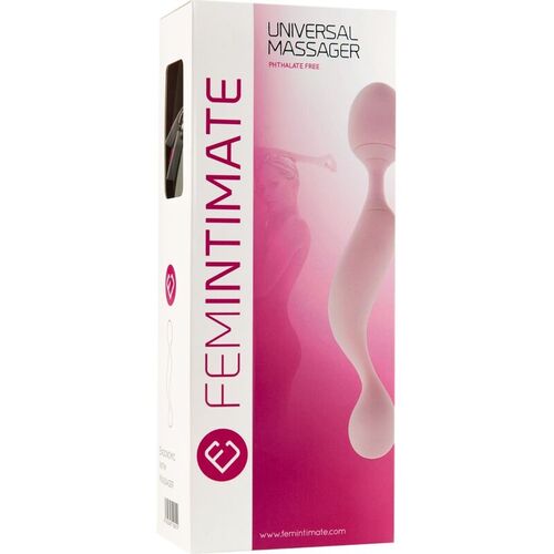 FEMINTIMATE - MASAJEADOR UNIVERSAL VIBRADOR SILICONA ROSA