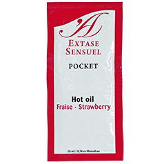 EXTASE SENSUAL - TRUSKAWKOWY OLEJEK STYMULUJACY 10 ML