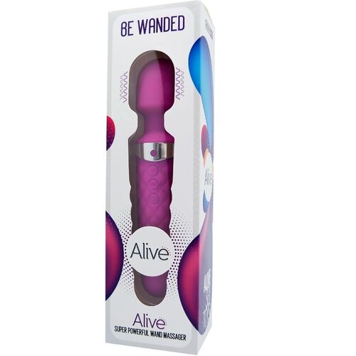 ALIVE - BE WANDED MASAJEADOR VIBRADOR VIOLETA