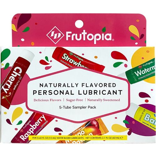 ID FRUTOPIA - LUBRICANTE SURTIDO 5 PACK 12 ML