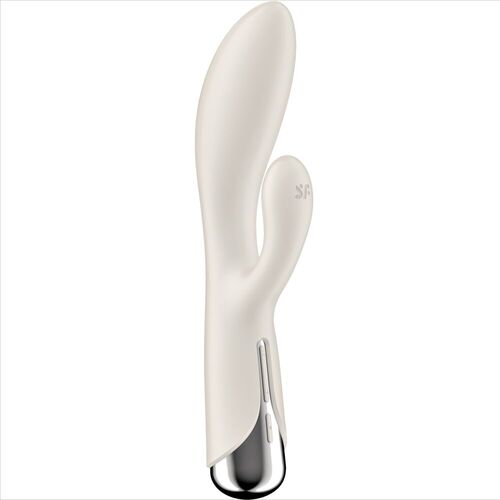 SATISFYER - SPINNING RABBIT 1 ESTIMULACION CLITORIS Y PUNTO G BEIGE