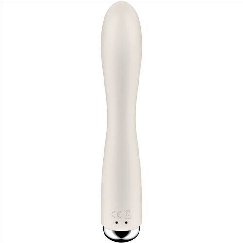 SATISFYER - SPINNING RABBIT 1 ESTIMULACION CLITORIS Y PUNTO G BEIGE