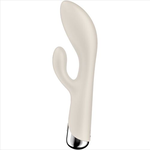 SATISFYER - SPINNING RABBIT 1 ESTIMULACION CLITORIS Y PUNTO G BEIGE