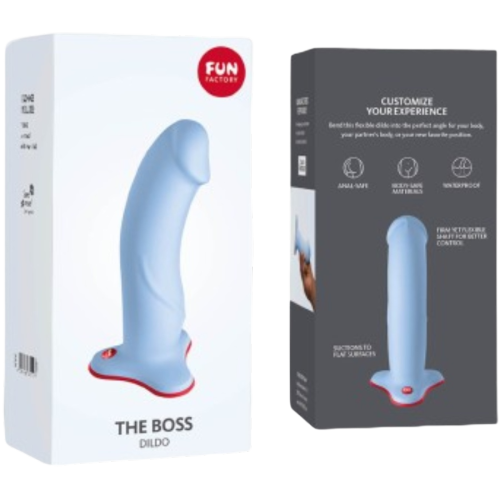 FUN FACTORY - THE BOSS DILDO REALISTICO CELESTE