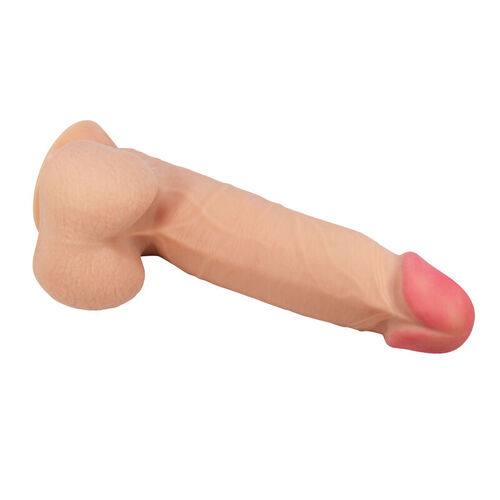 PRETTY LOVE - SLIDING SKIN SERIES DILDO REALÍSTICO CON VENTOSA PIEL DESLIZANTE 21.8 CM