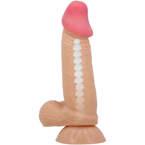 PRETTY LOVE - SLIDING SKIN SERIES DILDO REALÍSTICO CON VENTOSA PIEL DESLIZANTE 19.4 CM