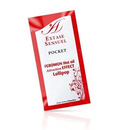 EXTASE SENSUAL - OLEJEK DO MASAZU Z FEROMONAMI DZIALAJACYMI CIEPLO LOLLIPOP 10 ML