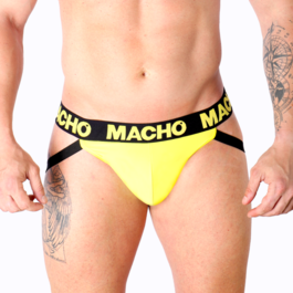 MACHO - MX25A JOCK LYCRA ZÓLTY S