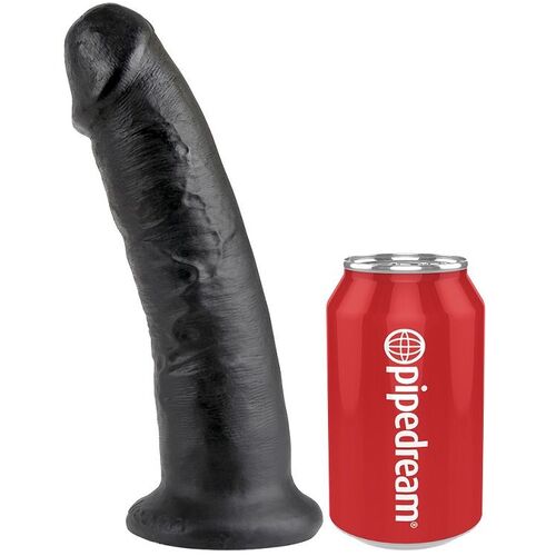 KING COCK - 9 PENE NEGRO 22.9 CM