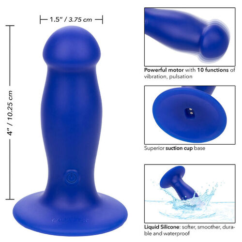 ADMIRAL - FIRST MATE PLUG ANAL VIBRADOR AZUL