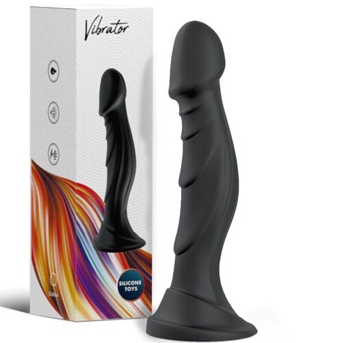 ARMONY - DILDO VIBRADOR & PLUG ANAL CONTROL REMOTO NEGRO