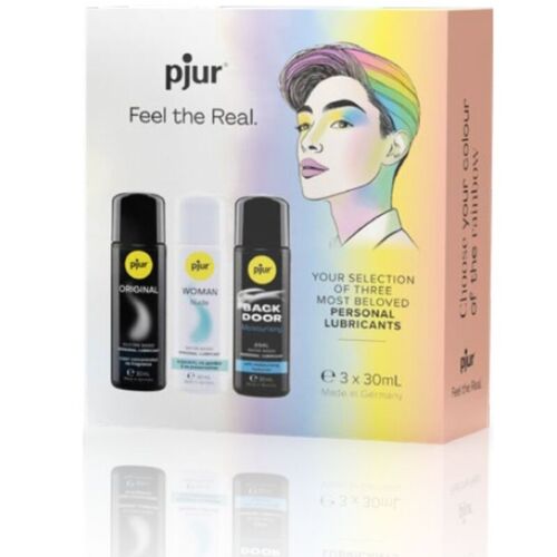 PJUR - PRIDE SET PREMIUM LUBRICANTES 3 X 30 ML