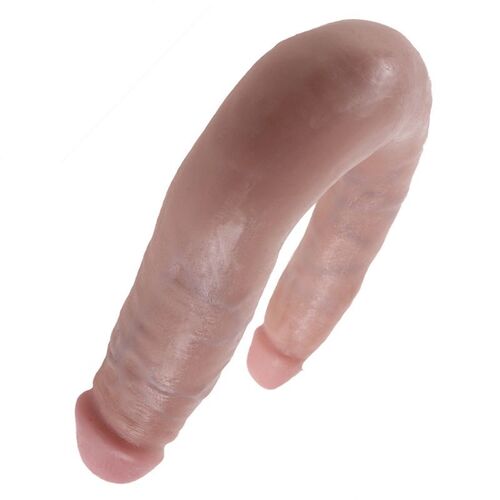 KING COCK DILDO DOBLE PENETRACIÓN 12.7CM NATURAL