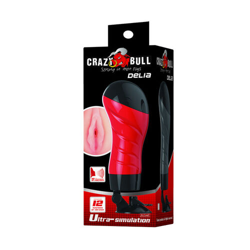 CRAZY BULL - VAGINA CON BASE MASTURBADOR VOZ