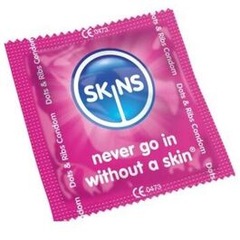 SKINS - CONDOMS POINTS & STRIPS BAG 500 UNITS