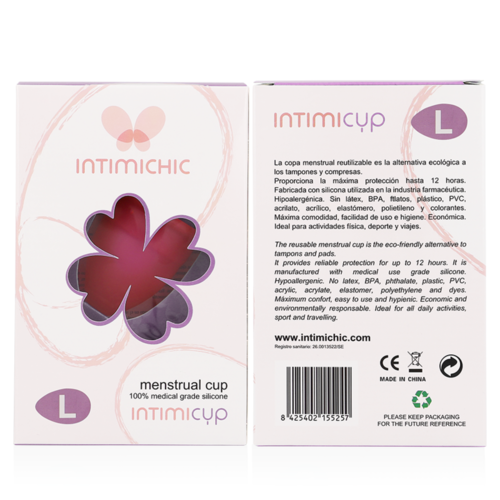 INTIMICHIC - COPA MENSTRUAL SILICONA MEDICA L