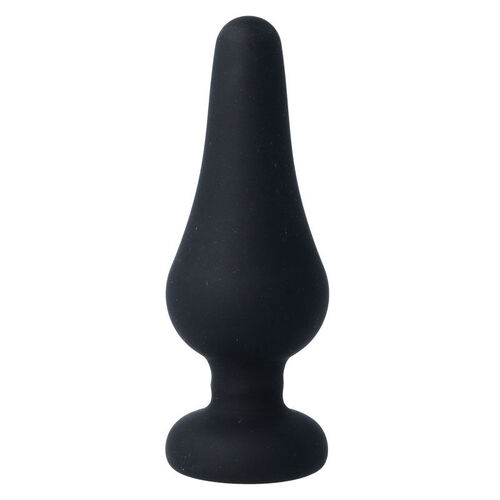 INTENSE - ANAL PLUG PIPO L SILICONE NEGRO 13 CM