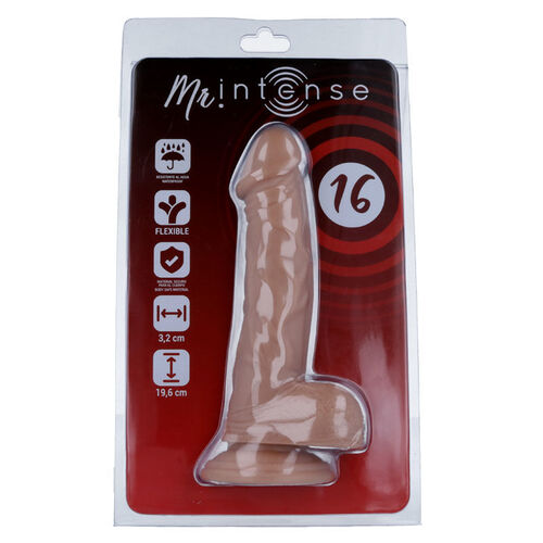 MR INTENSE - 16 PENE REALISTICO 19.6 CM -O- 3.2 CM