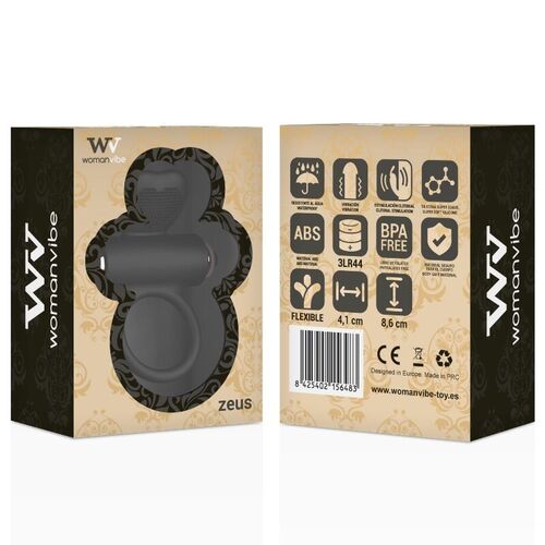 WOMANVIBE - ZEUS ANILLO VIBRADOR SILICONA