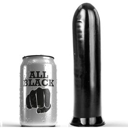 ALL BLACK - DILDO CZARNE 19 CM