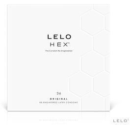 LELO - CAIXA DE PRESERVATIVO HEX 36 UNIDADES