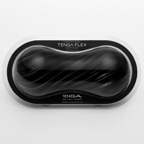 TENGA FLEX MASTUBADOR MASCULINO NEGRO.