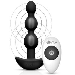 B-VIBE - TRIPLET ANAL REMOTE CONTROL BEADS BLACK