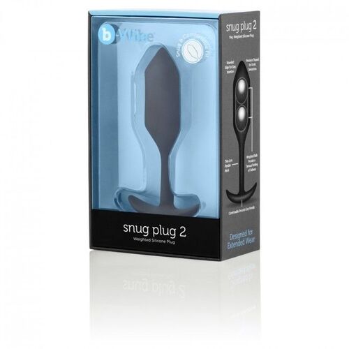 B-VIBE  SNUG PLUG ANAL 2 NEGRO