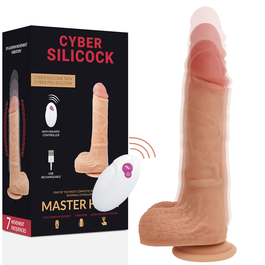 CYBER SILICOCK - PILOT REALISTYCZNY MASTER HUCK 20.9 CM -O- 4 CM