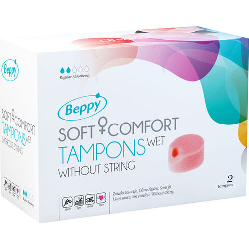 BEPPY TAMPONES LUBRICADOS 2 UDS