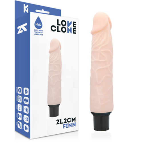 LOVECLONE - FINN VIBRADOR REALÍSTICO SELF LUBRICATION 21.2 CM -O- 3.8 CM