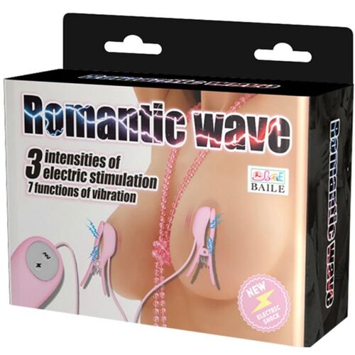 ROMANTIC WAVE PINZAS CON VIBRACION Y ELECTROSHOCK