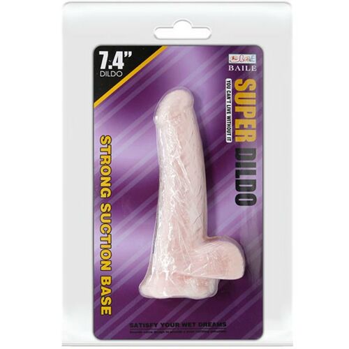 BAILE SUPER DILDO REALISTICO NATURAL 18.8 CM