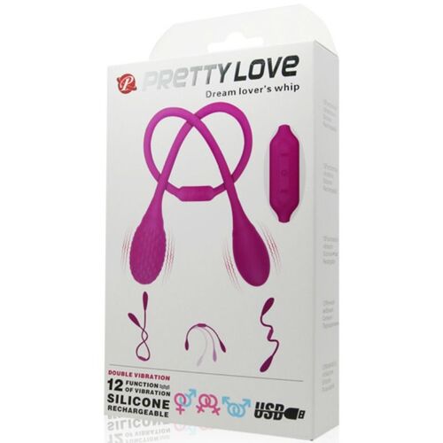 PRETTY LOVE ESTIMULADOR UNISEX DREAM LOVER''S WHIP 2