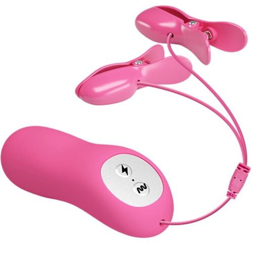 BAILE - ROMANTIC WAVE PIZAS CON VIBRACION Y ELECTROSHOCK FUCSIA