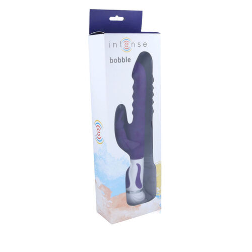 INTENSE BOBBLE VIBRADOR ROTADOR SILICONA LILA