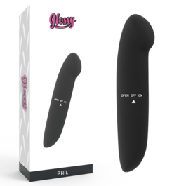 GLOSSY - VIBRADOR PHIL PRETO