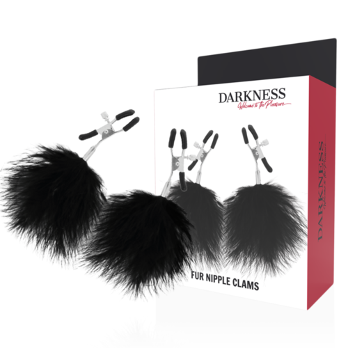 DARKNESS - PINZAS PARA PEZONES CON POMPONES 2