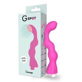 G-SPOT - GEORGE G-SPOT VIBRATEUR GOMME ROSE