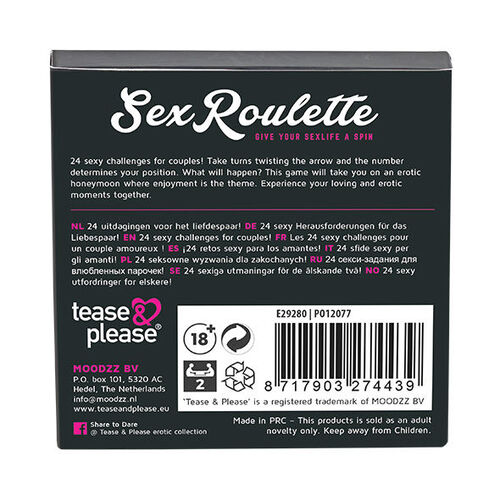 SEX ROULETTE LOVE & MARRIAGE (NL-DE-EN-FR-ES-IT-PL-RU-SE-NO)