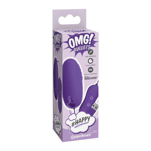 OMG - HAPPY POTENTE BALA VIBRADOR LILA