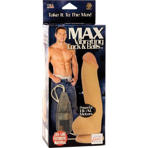 CALIFORNIA EXOTICS - MAX PENE REALISTICO CON DOBLE VIBRADOR