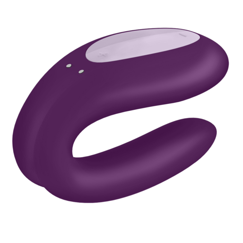 SATISFYER - DOUBLE JOY CON APP MORADO