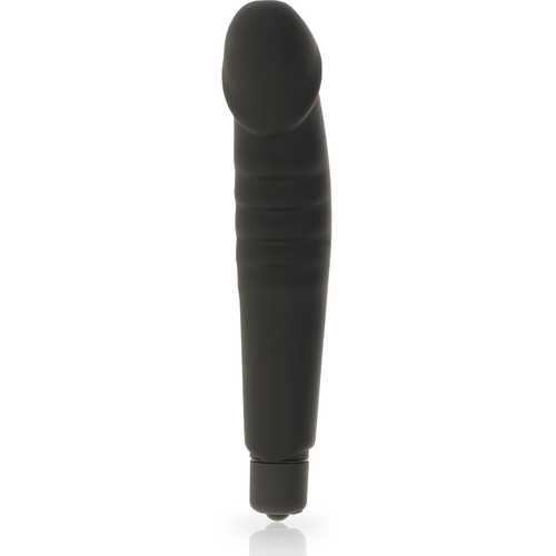 DOLCE VITA - REALISTIC  PLEASURE VIBRADOR SILICONA NEGRO