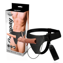 HARNESS ATTRACTION - ARNÉS  HUECO GREGORY CON VIBRADOR 16.5 CM -O- 4.3 CM