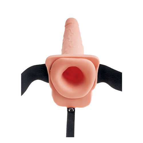 FETISH FANTASY 9  ARNÉS CON PENE REALISTICO EYACULADOR  22,9CM