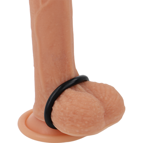 POWERING SUPER FLEXIBLE Y RESISTENTE ANILLO PENE  3.5CM NEGRO